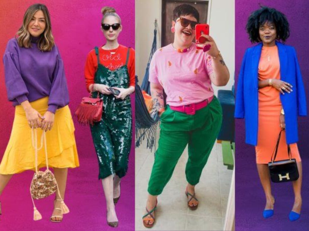 5 maneiras de usar azul e laranja no seu look