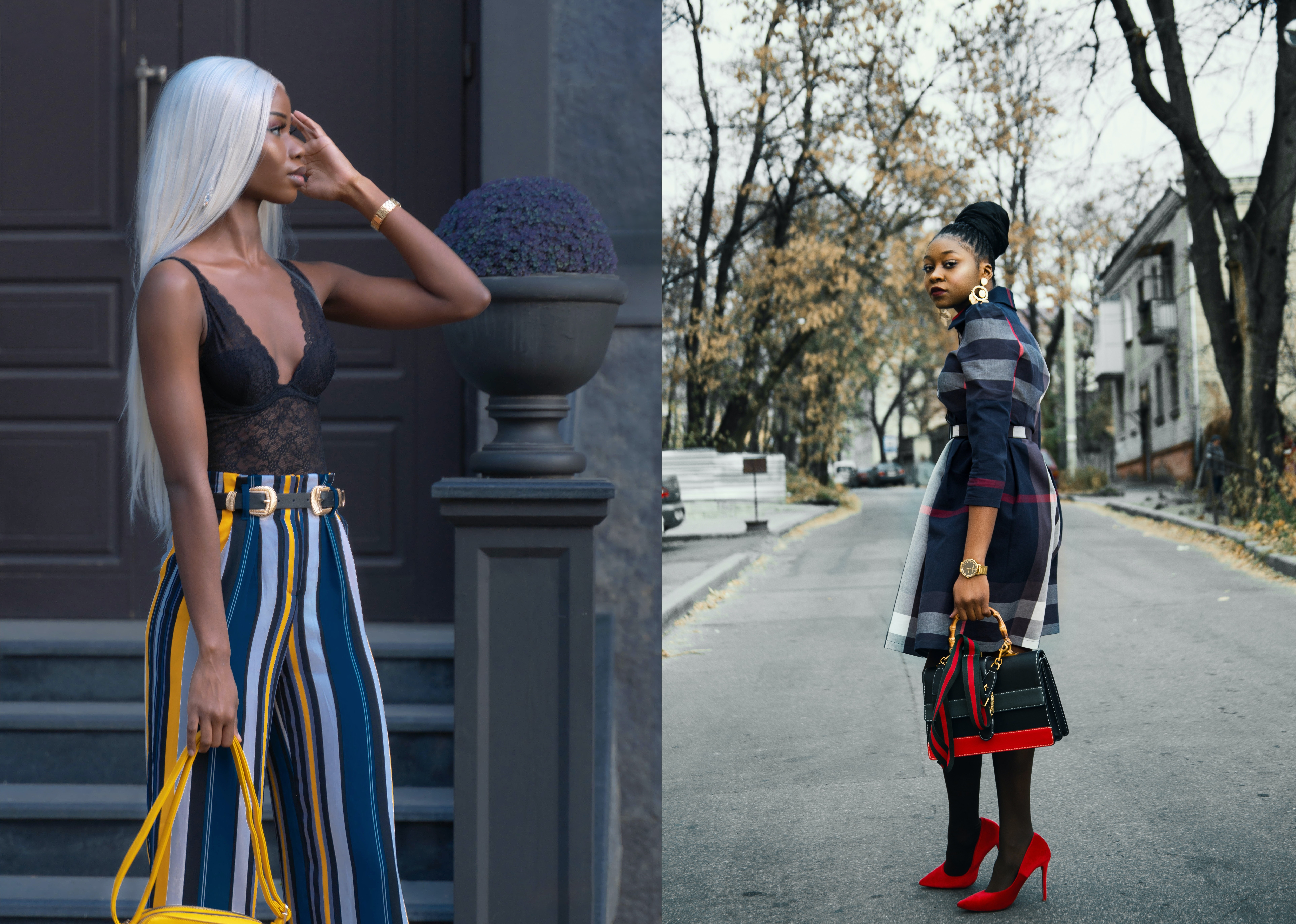 5 maneiras de usar azul e laranja no seu look