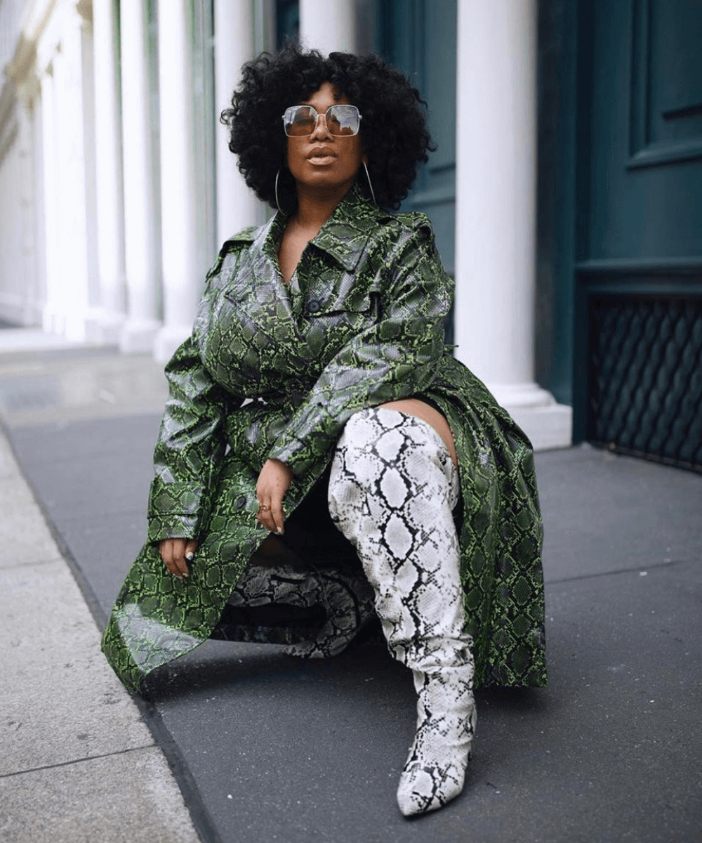 como usar estampa de cobra no look