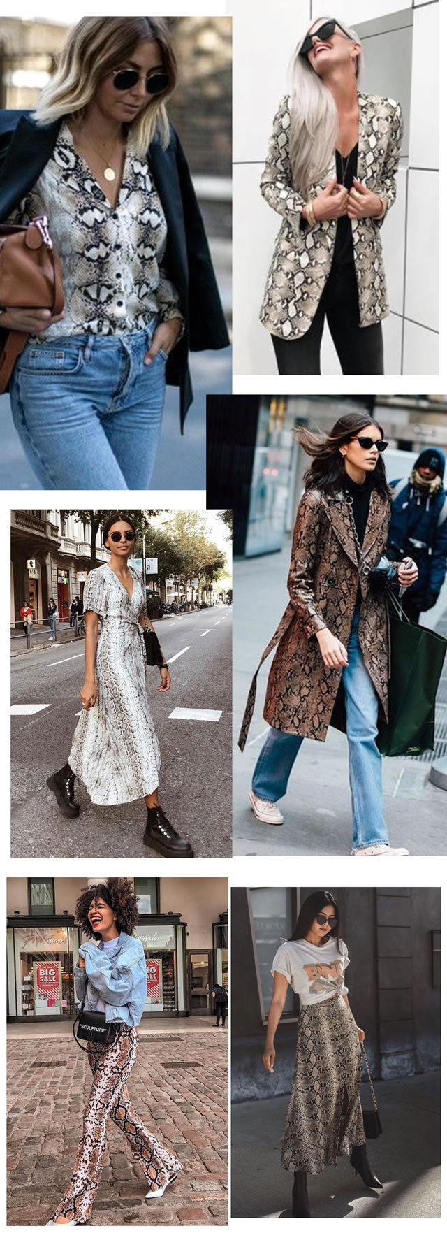 5 maneiras de usar estampa de cobra em acessórios