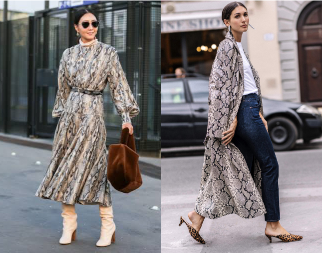 como usar estampa de cobra no look