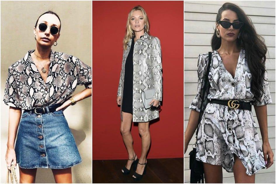 Estampa de cobra no trabalho: looks elegantes e modernos