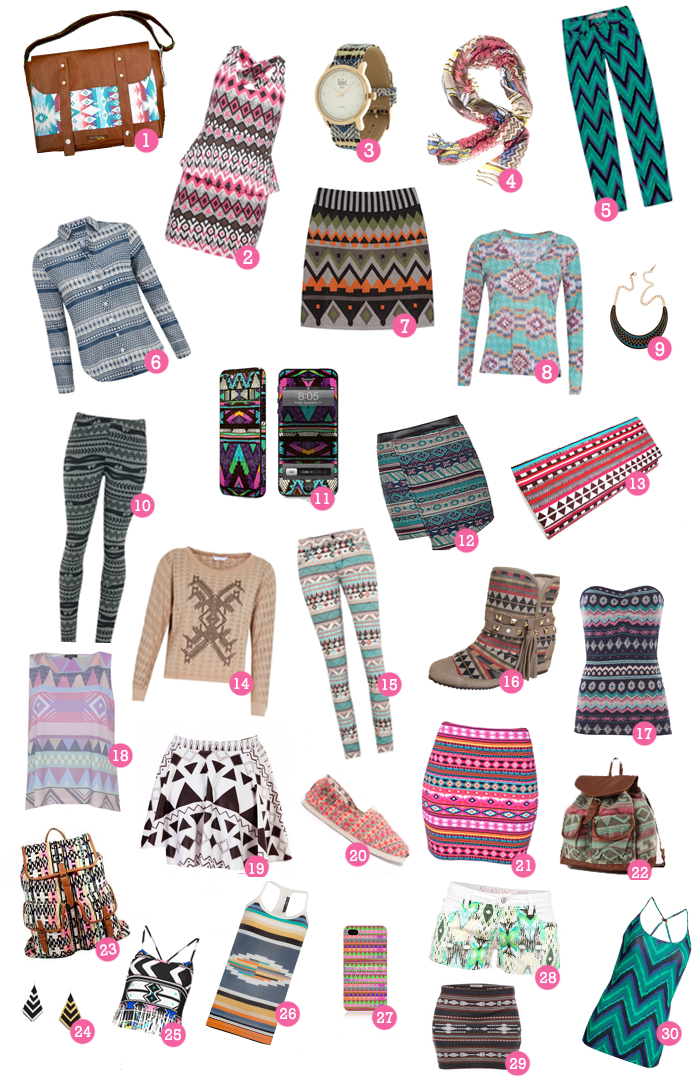 Como combinar estampa étnica com acessórios