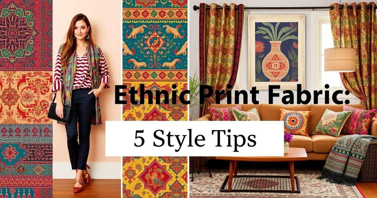 Guia de cores para estampa étnica