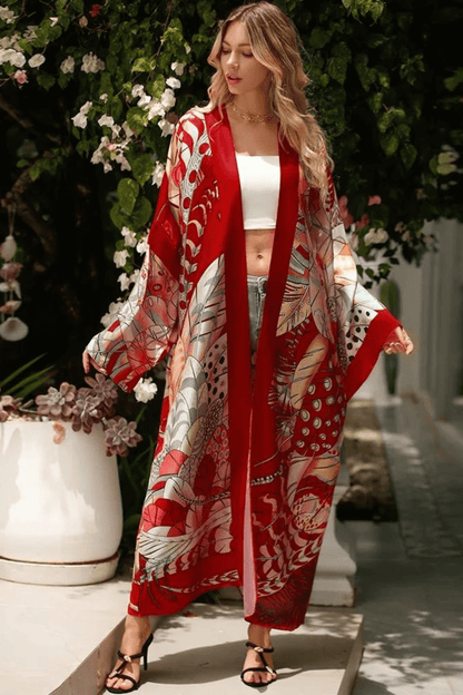 como usar kimono feminino longo