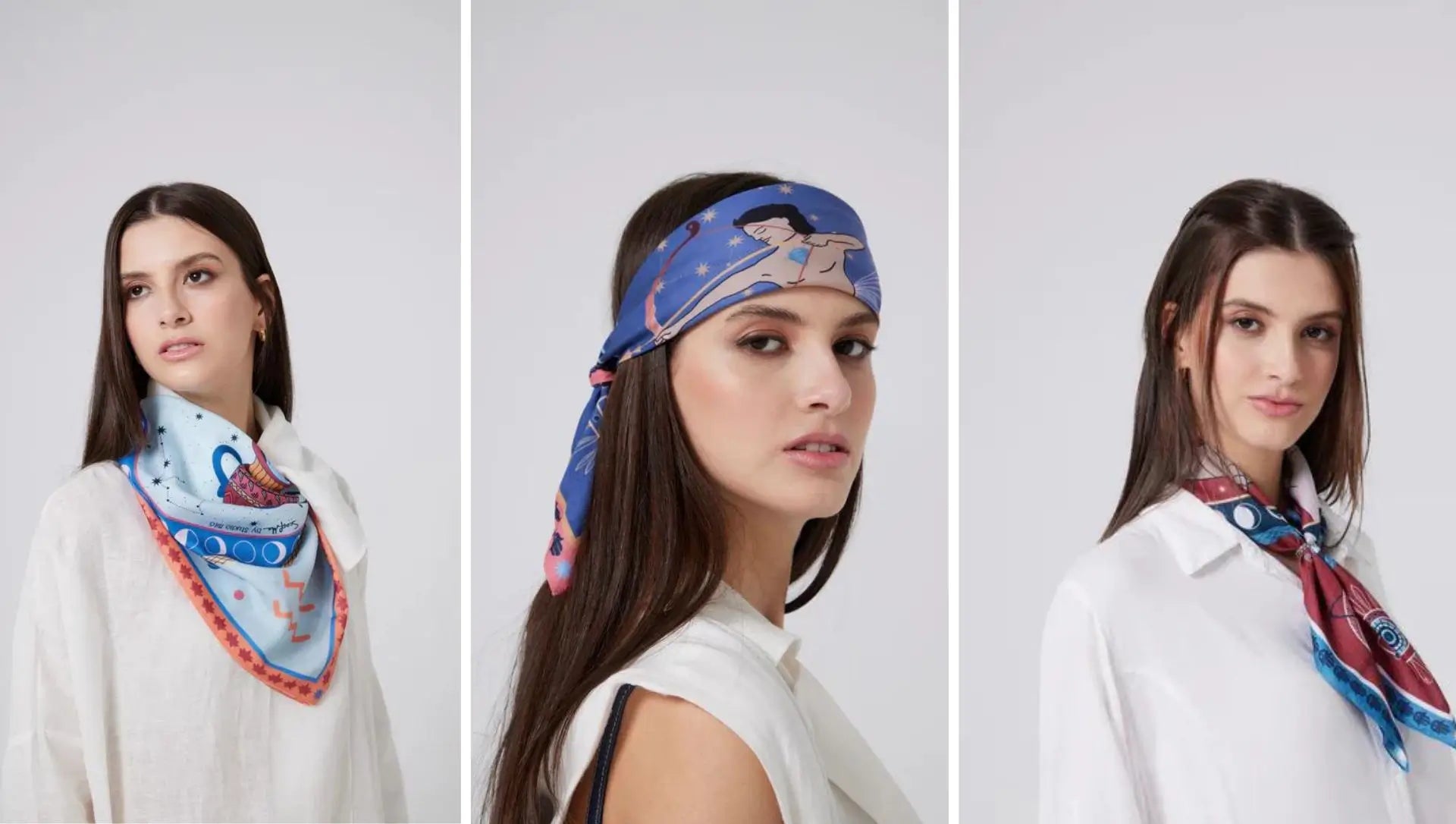 como usar lenço no pescoço e cabelo