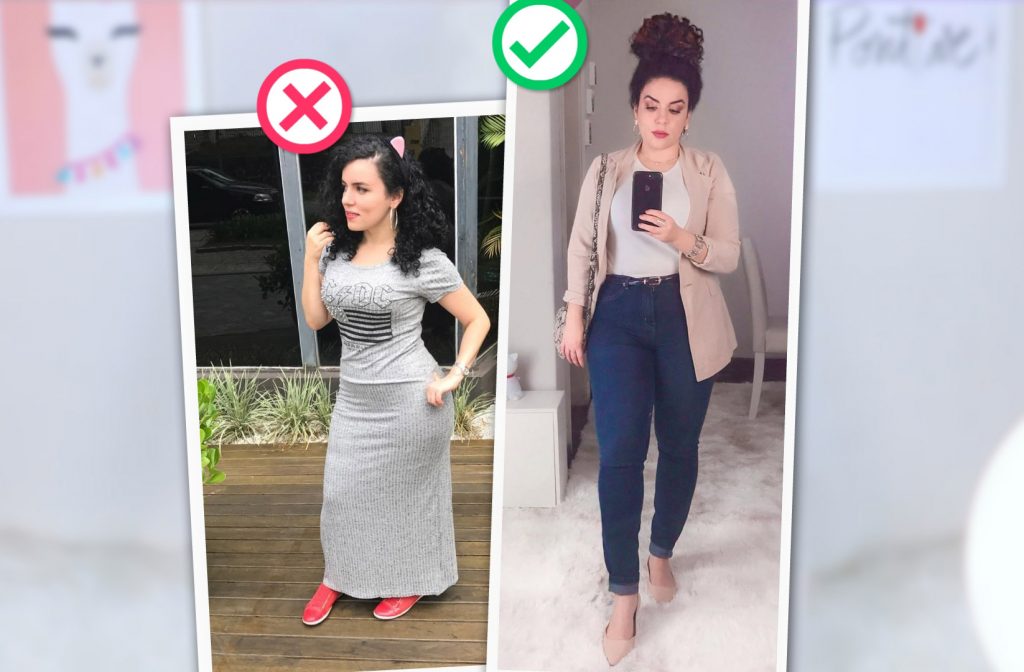 como usar listras para parecer mais alta