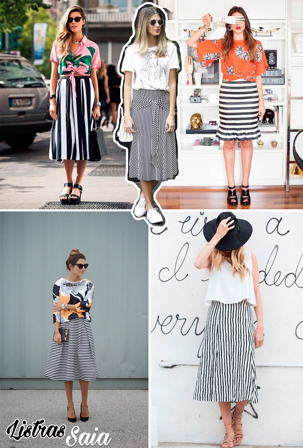 como usar listras para parecer mais alta