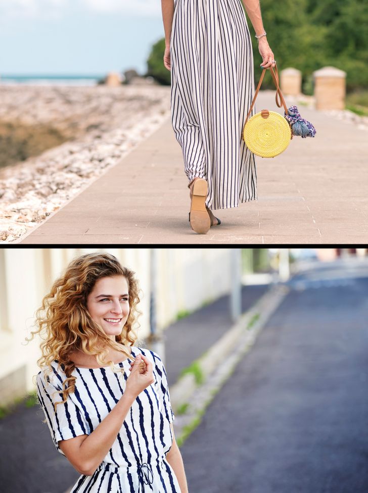 como usar listras para parecer mais alta