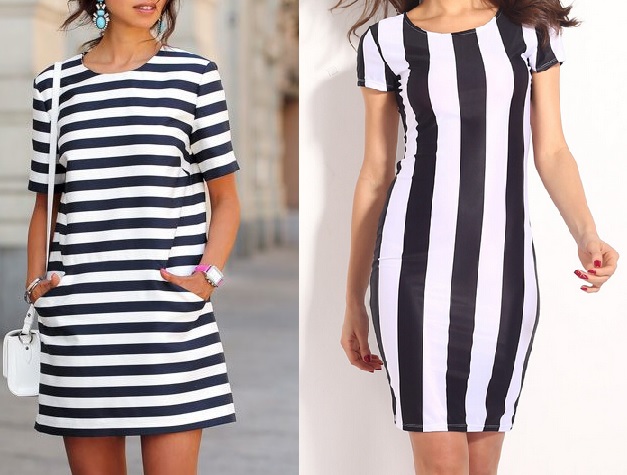 como usar listras para parecer mais alta