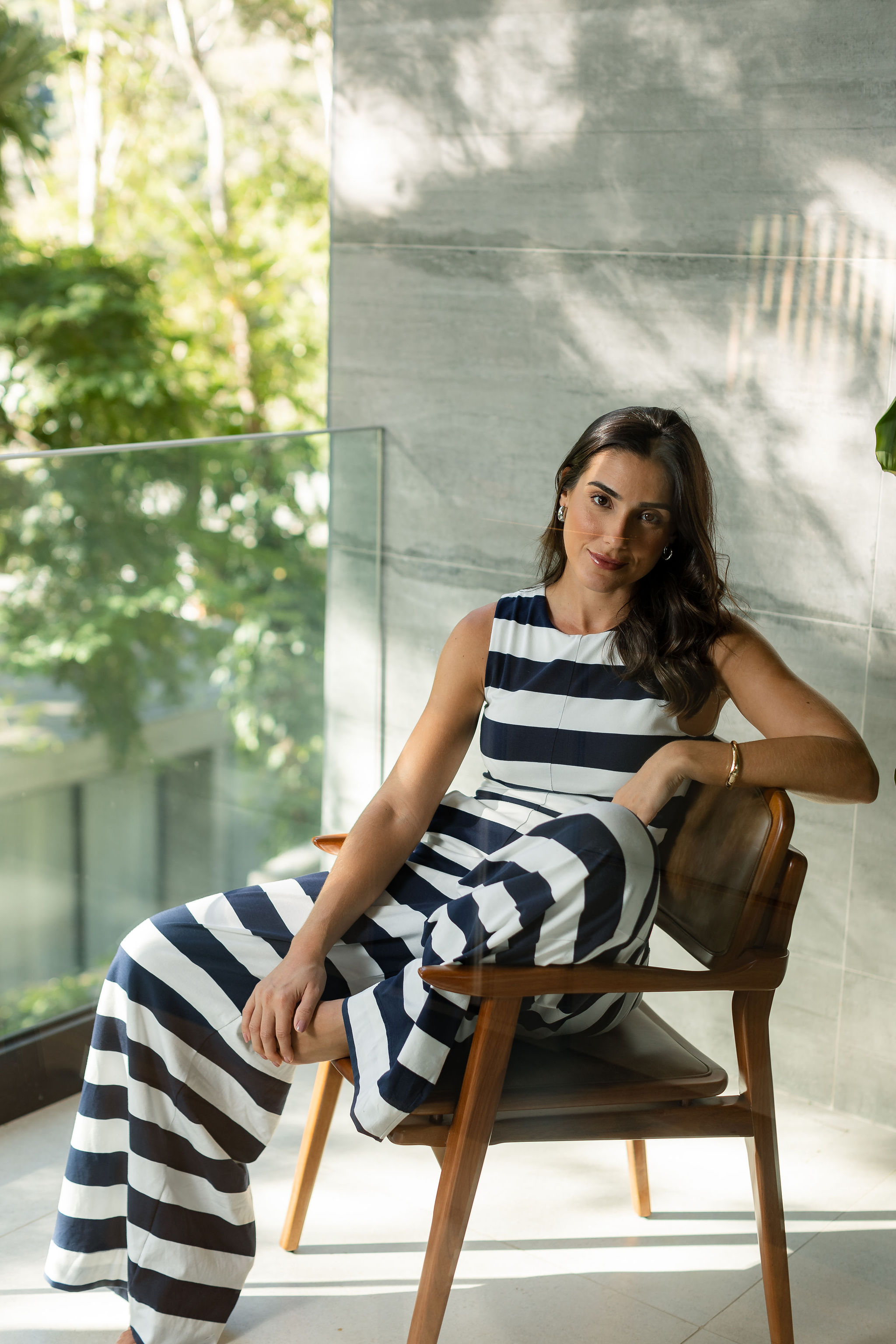 como usar listras para parecer mais alta