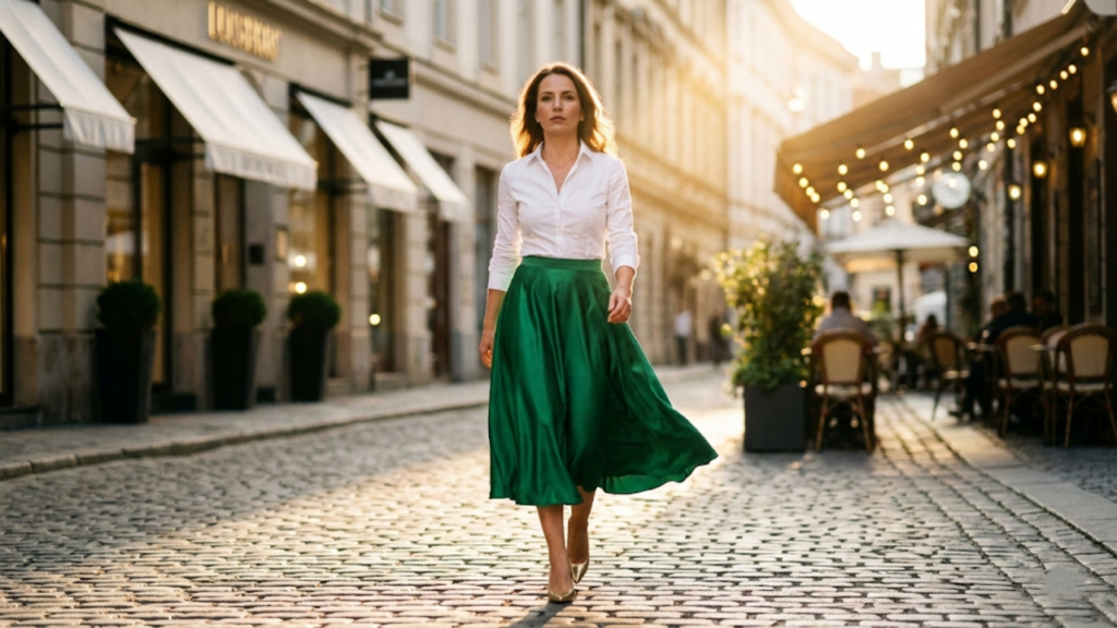 Acessórios que complementam o look saia plissada e tênis