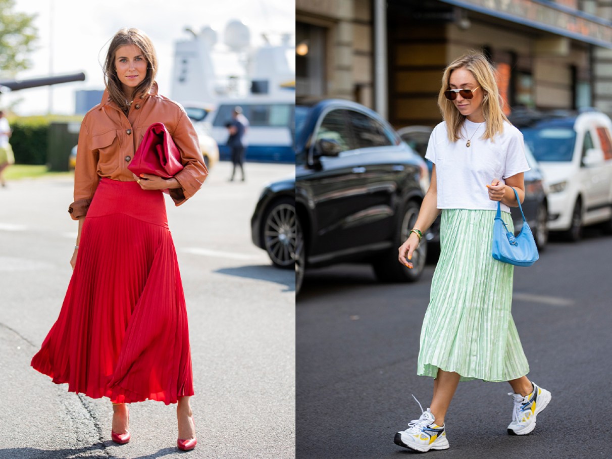 Guia completo de como usar cropped com saia midi