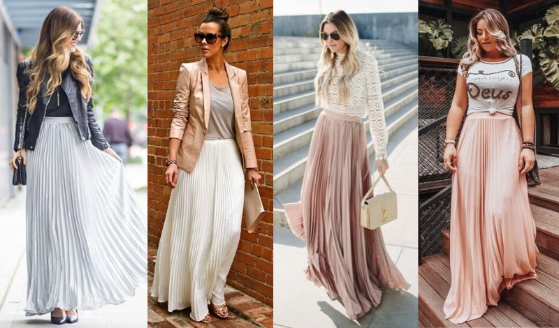 5 maneiras de usar saia plissada com diferentes tipos de bota