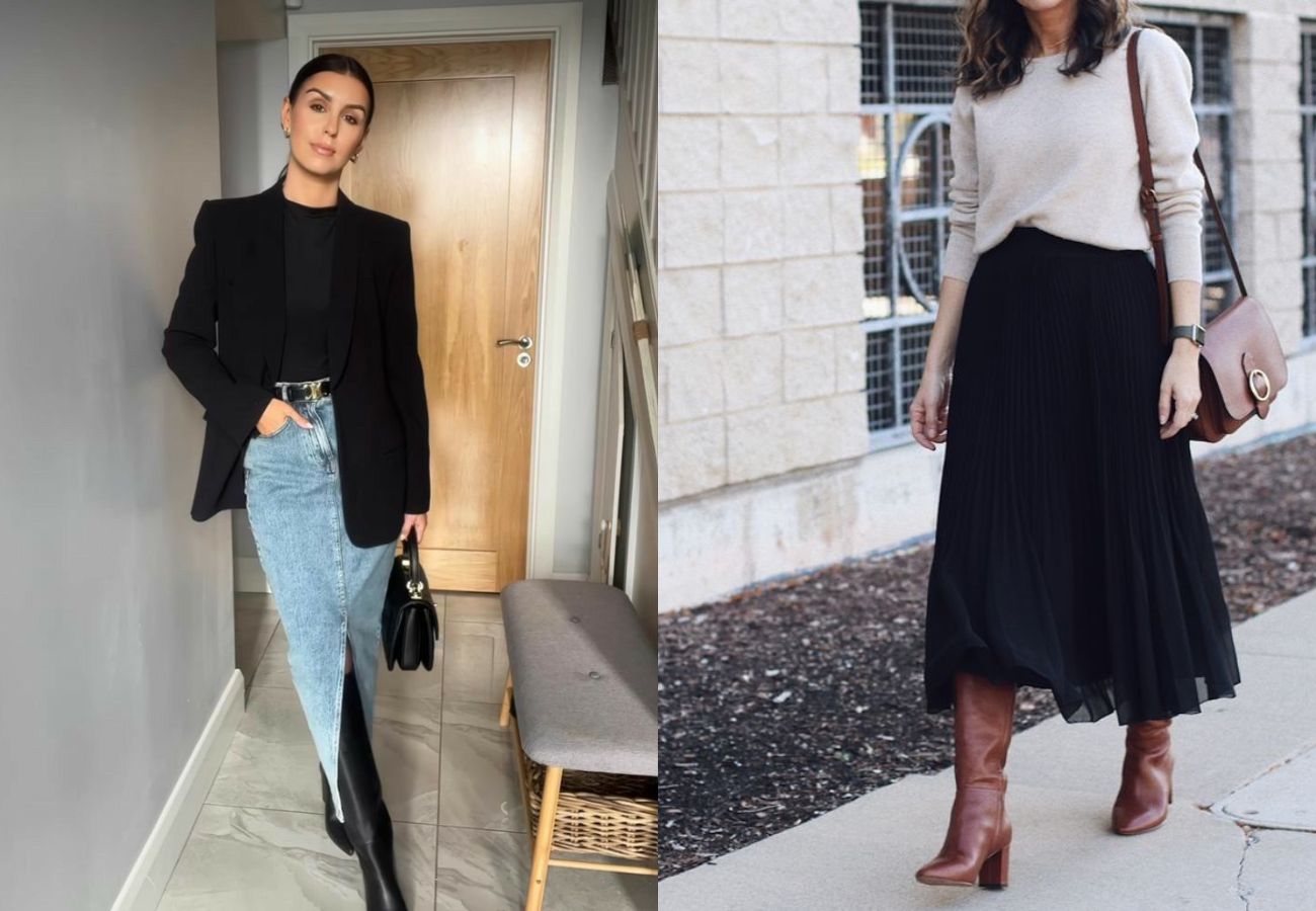 Dicas de acessórios para complementar o look saia plissada e bota