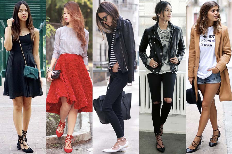 como usar sapatilha com amarração