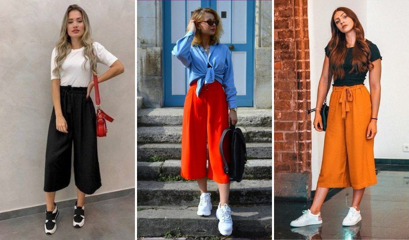 como usar sapatilha com calça pantacourt