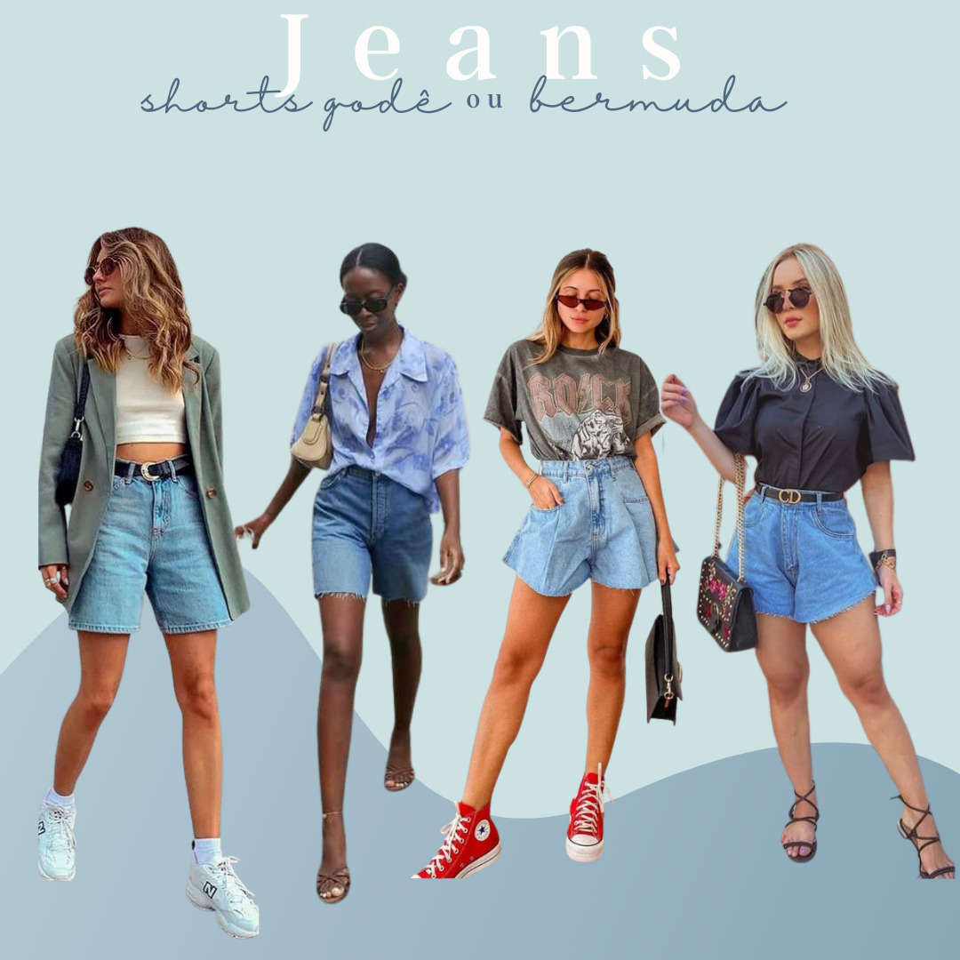 Como escolher o calçado ideal para sua bermuda jeans