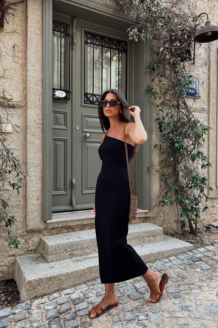 como usar vestidos longos com rasteirinha