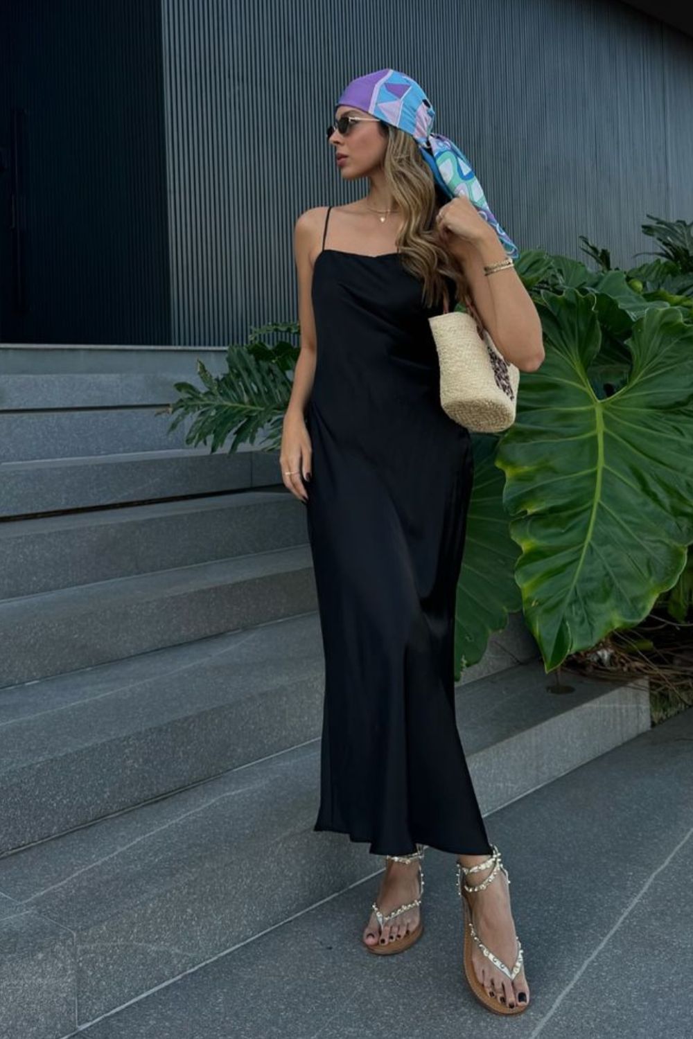 como usar vestidos longos com rasteirinha