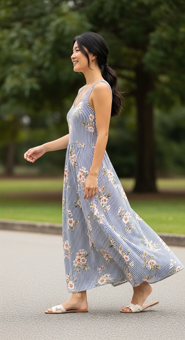 Como usar cinto com vestido longo para valorizar a silhueta