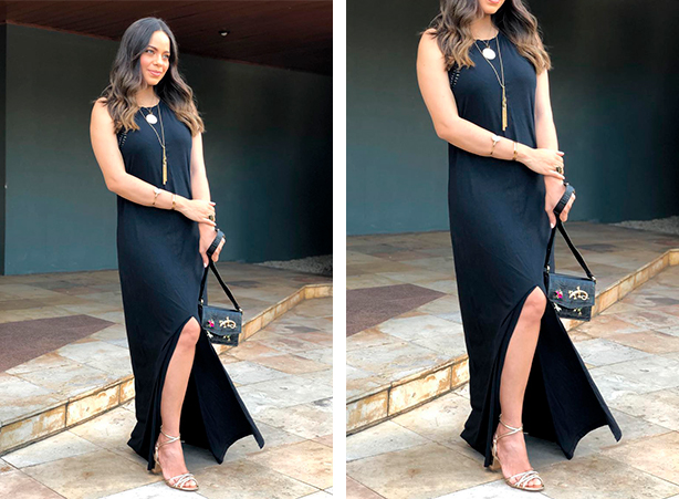 como usar vestidos longos no dia a dia