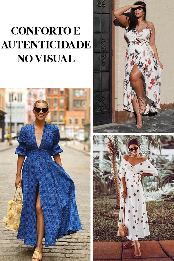 Vestidos longos: Guia completo de estampas e cores