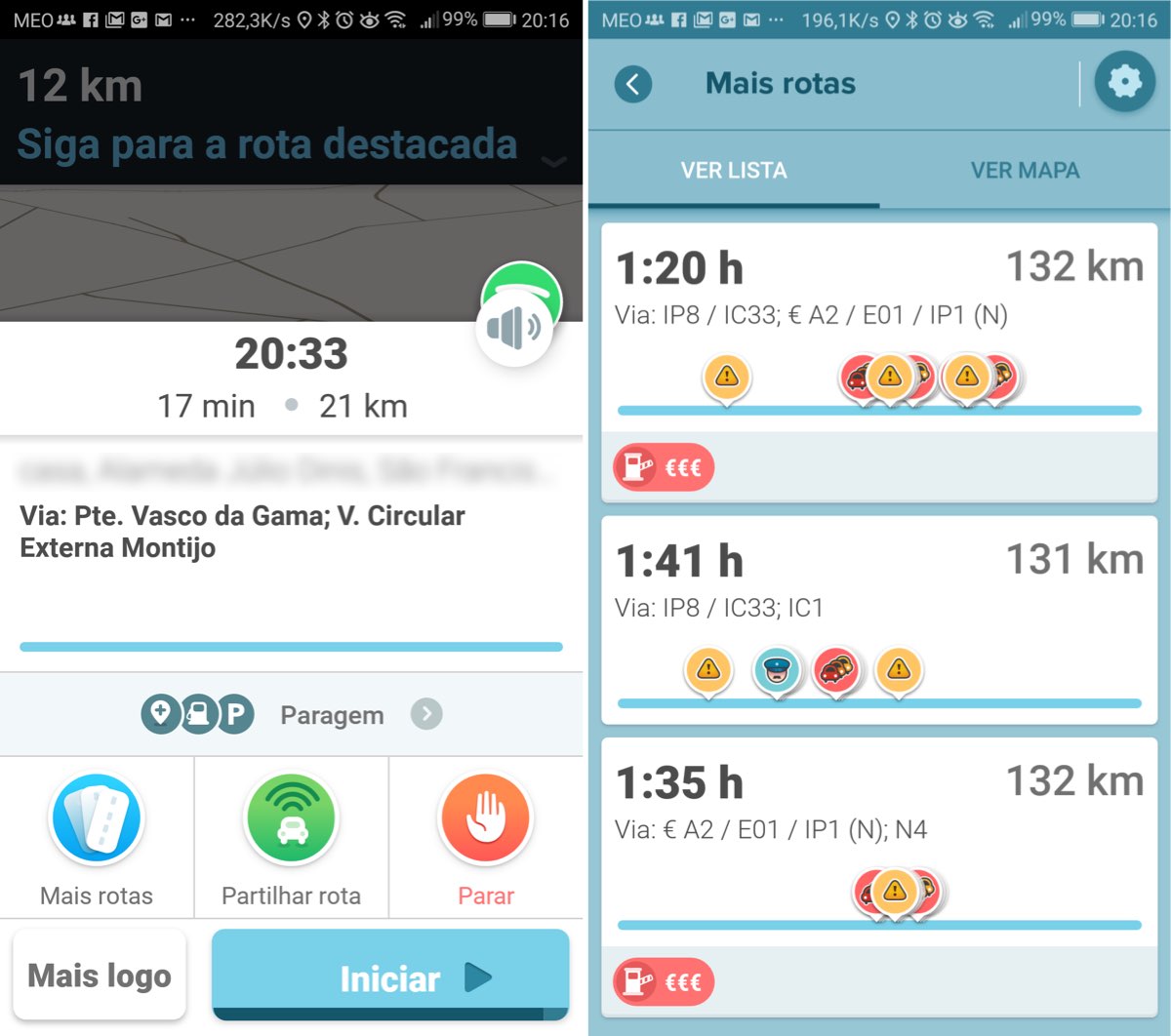 Personalizando alertas de voz no Waze
