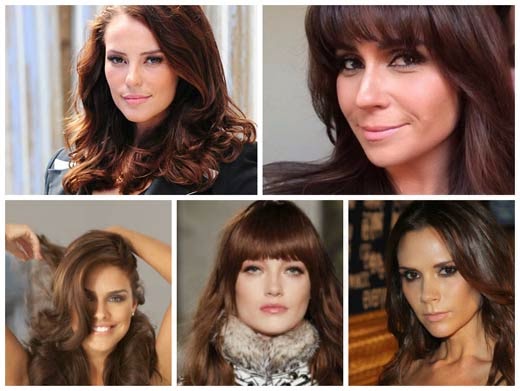 cores de cabelo para peles morenas