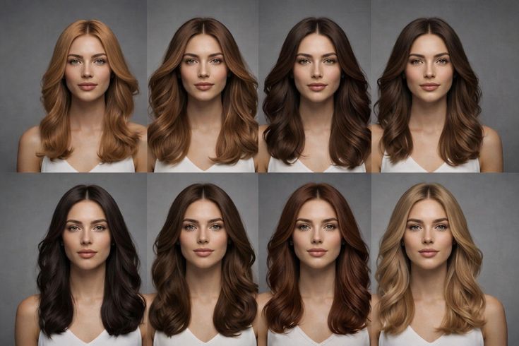 cores de cabelo para peles oliva