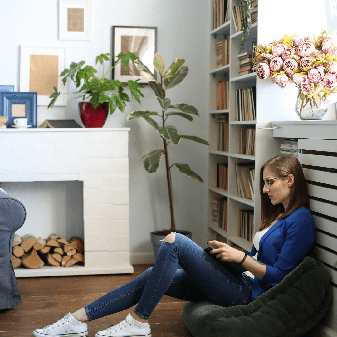 criar cantinho leitura aconchegante