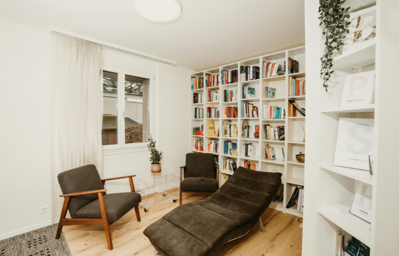 criar cantinho leitura aconchegante