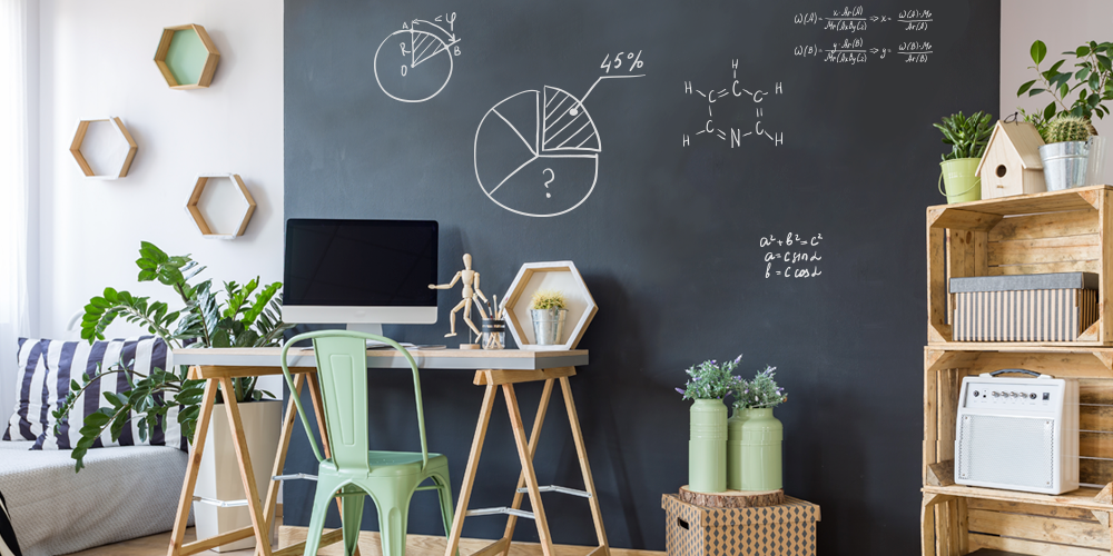 Ideias de frases para parede lousa