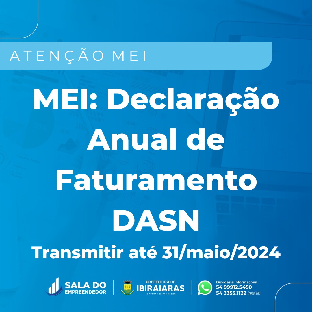 Declaração anual de faturamento DASN