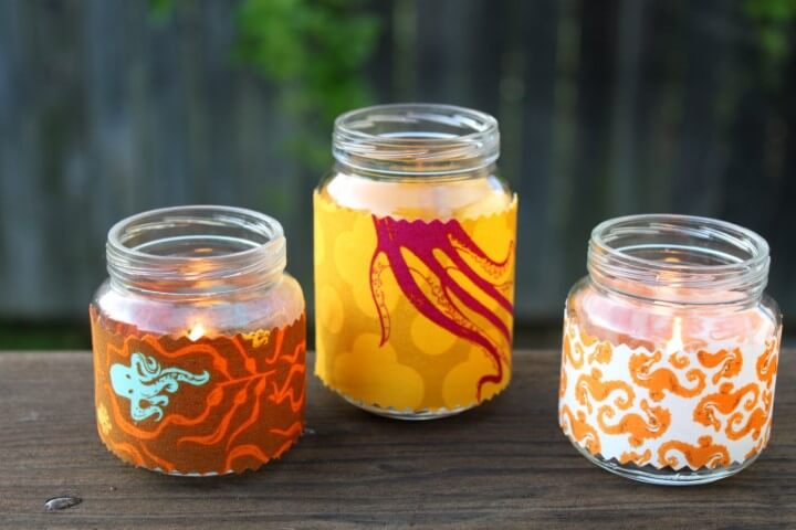 decoração potes vidro reutilizados