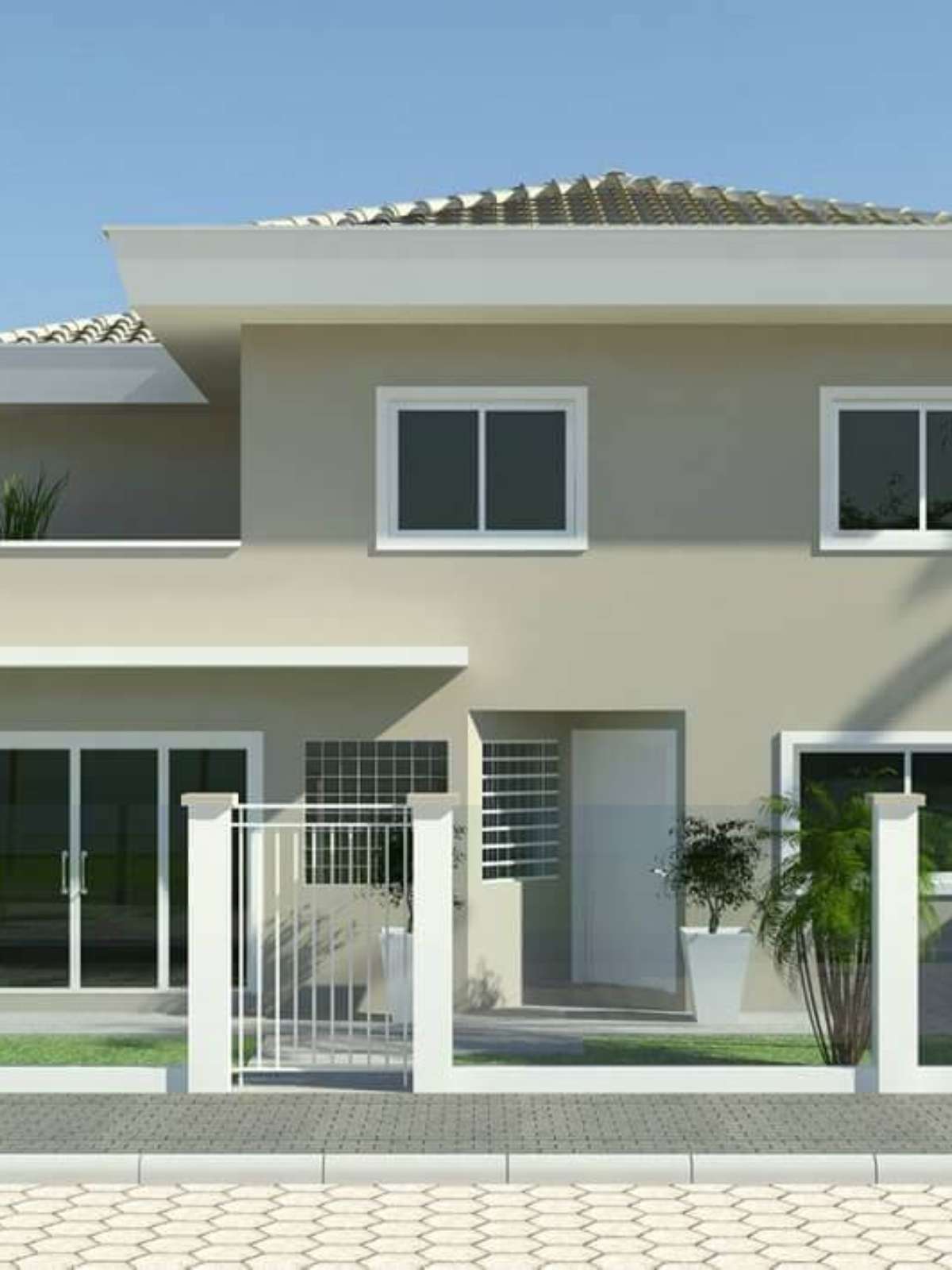 dicas de cores para fachadas de casas simples