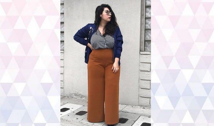 10 Looks Monocromáticos Incríveis para Baixinhas Plus Size