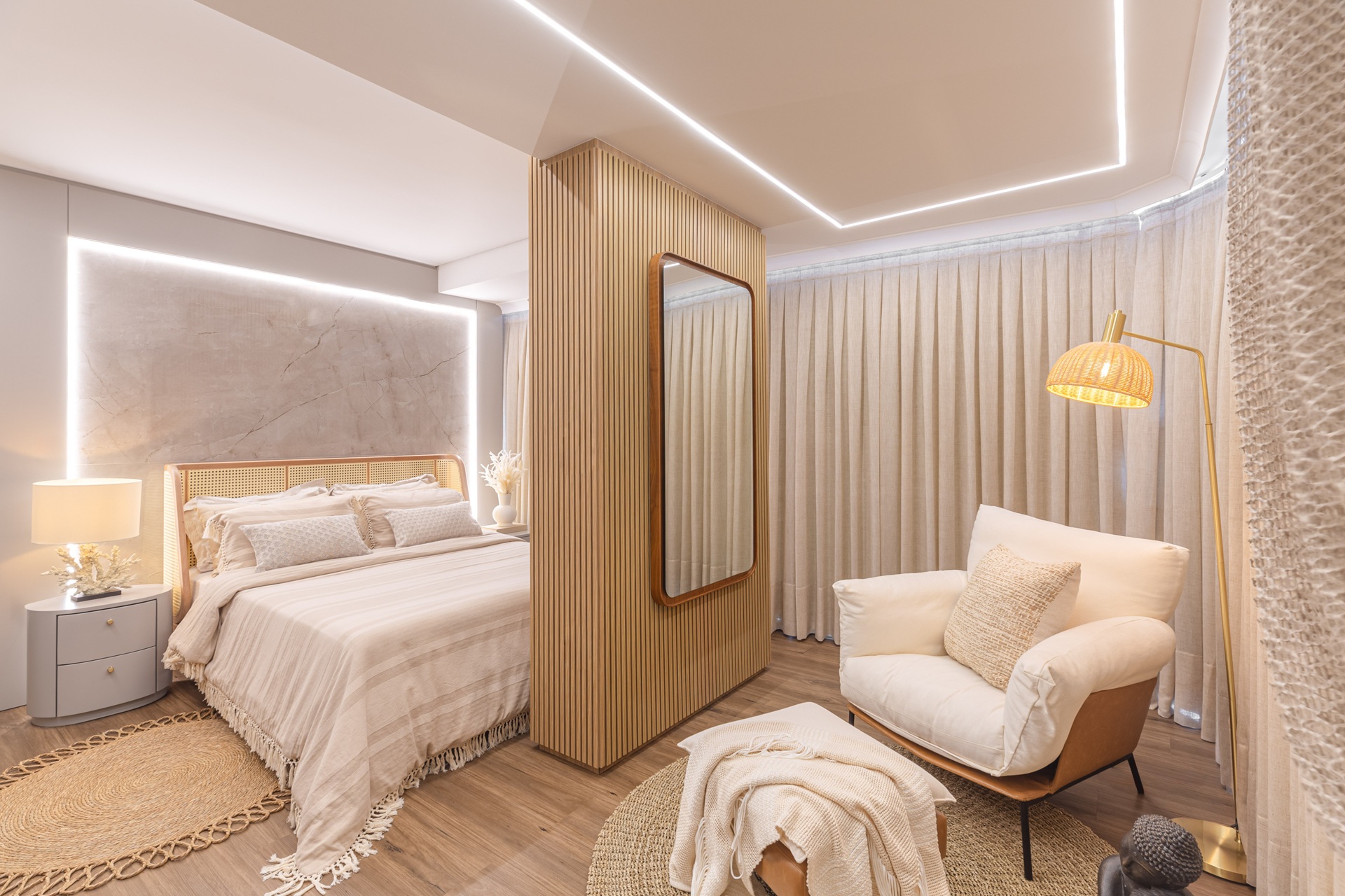 dicas para decorar quarto com móveis de madeira