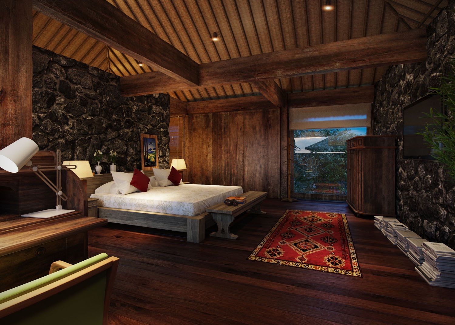 dicas para decorar quarto com móveis de madeira