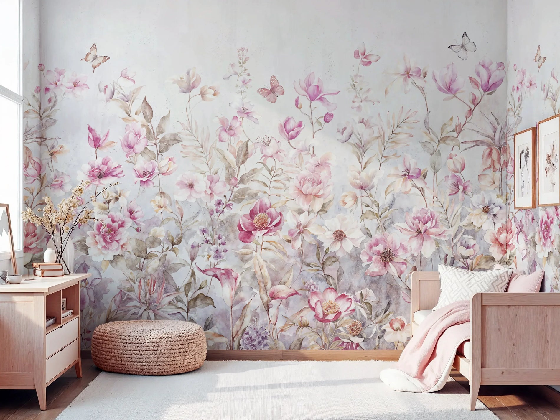 5 estilos de papel de parede floral para cada tipo de quarto