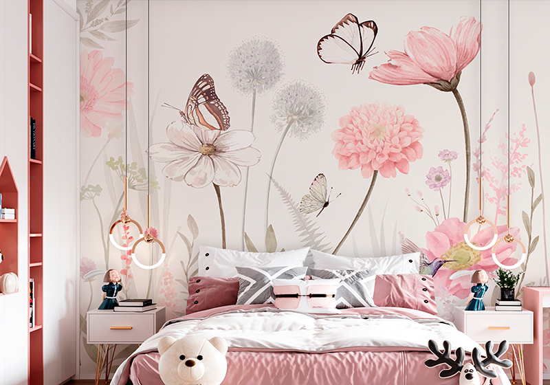 Papel de parede floral: a tendência que une natureza e sofisticação