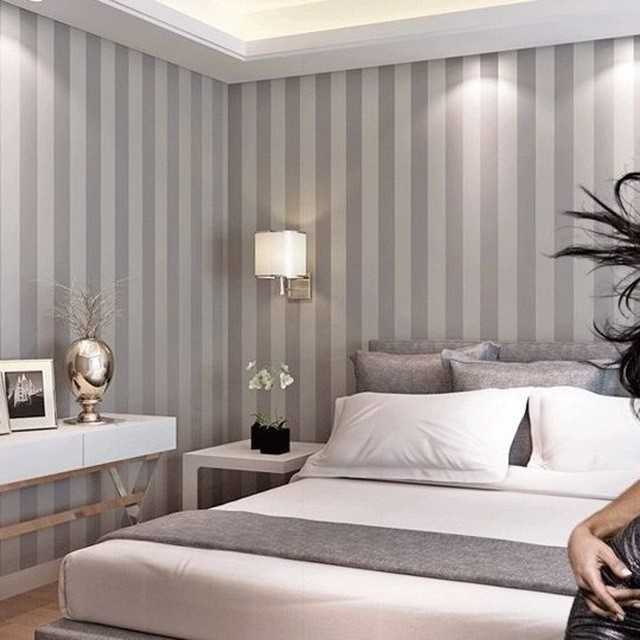 Combinações de cores para papel de parede listrado: do clássico ao infantil