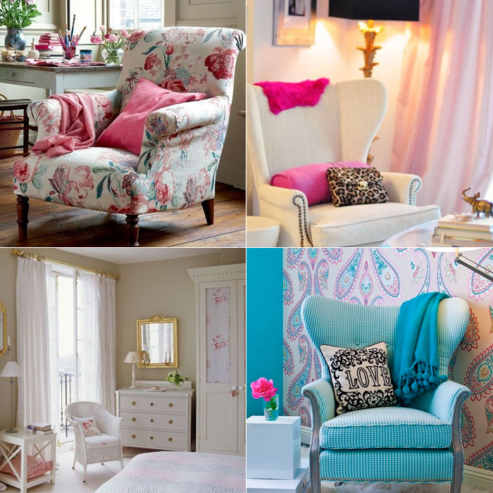 dicas para decorar quarto com poltrona