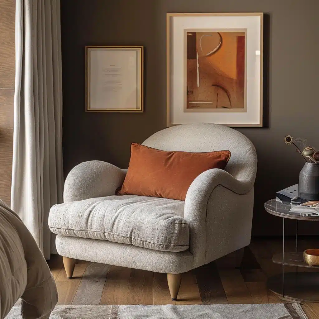 dicas para decorar quarto com poltrona