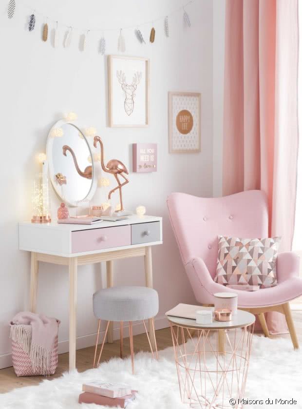 dicas para decorar quarto com poltrona