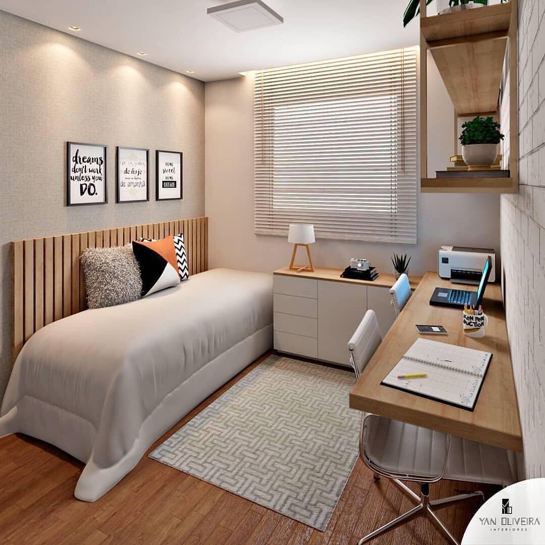 Móveis Essenciais para Otimizar o Espaço em Quartos de Solteiro Pequenos