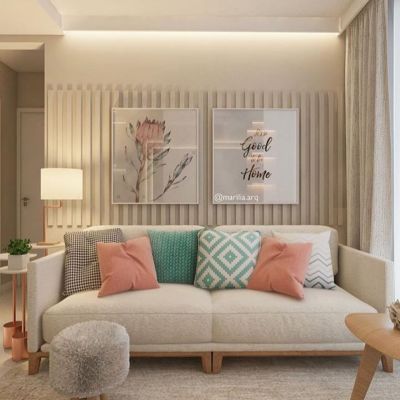 dicas para decorar sala com sofá bege