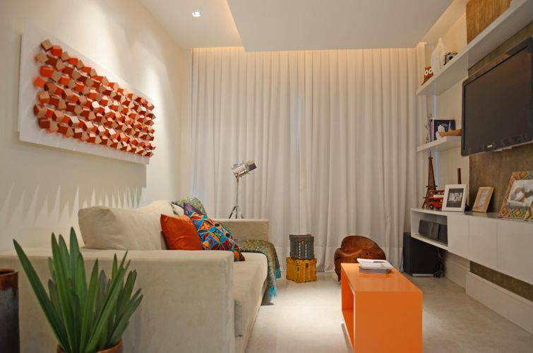 dicas para decorar sala com sofá bege