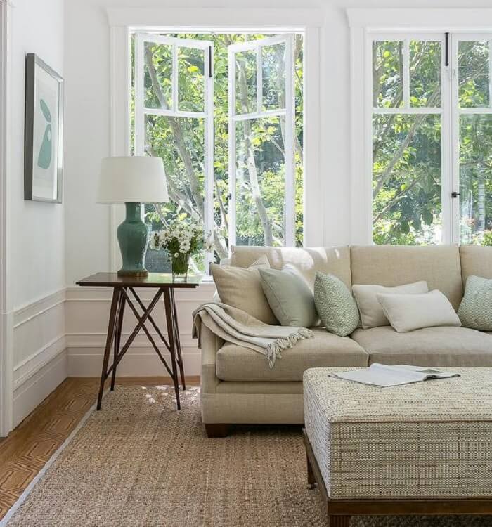 dicas para decorar sala com tapete de sisal