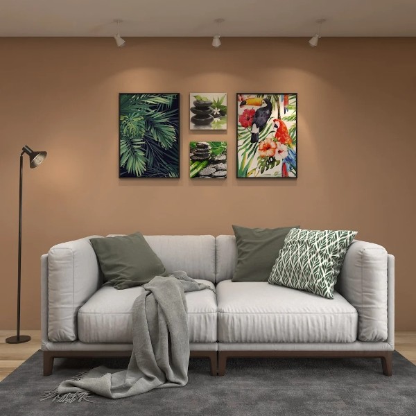 dicas para decorar sala com tapete de sisal